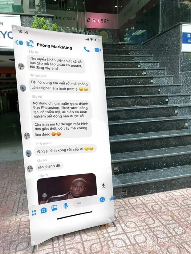 content tuyển dụng sáng tạo hài hước