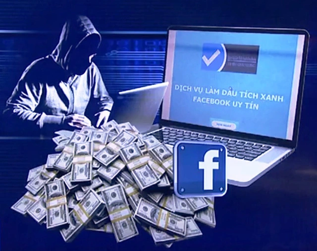 lừa đảo xin tick xanh facebook