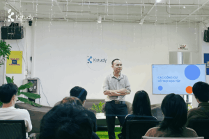 Anh Khiêm founder Kstudy chia sẻ về Học viện với các bạn học viên, giảng viên, quý phụ huynh 