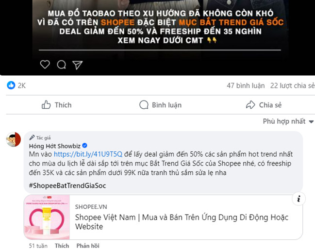 gắn link affiliate