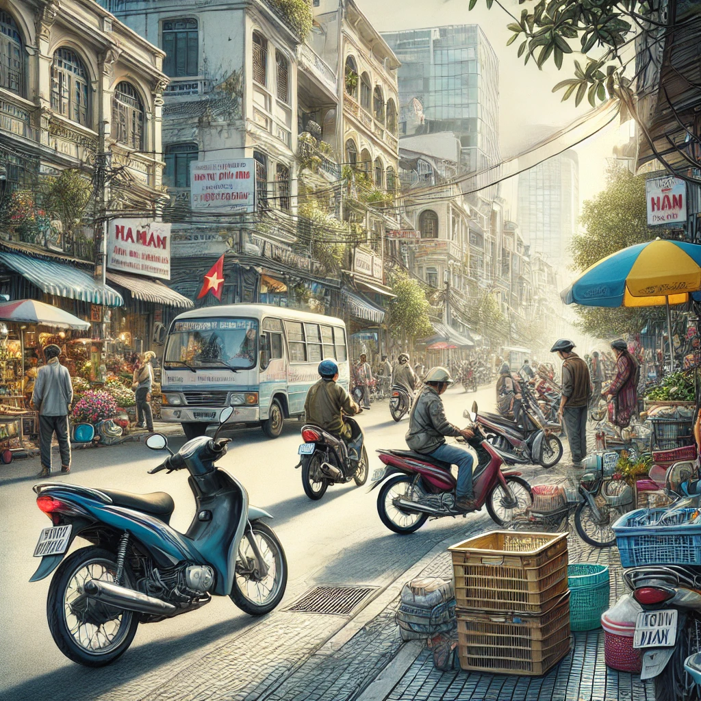 Trước khi cấm xe máy tại đô thị