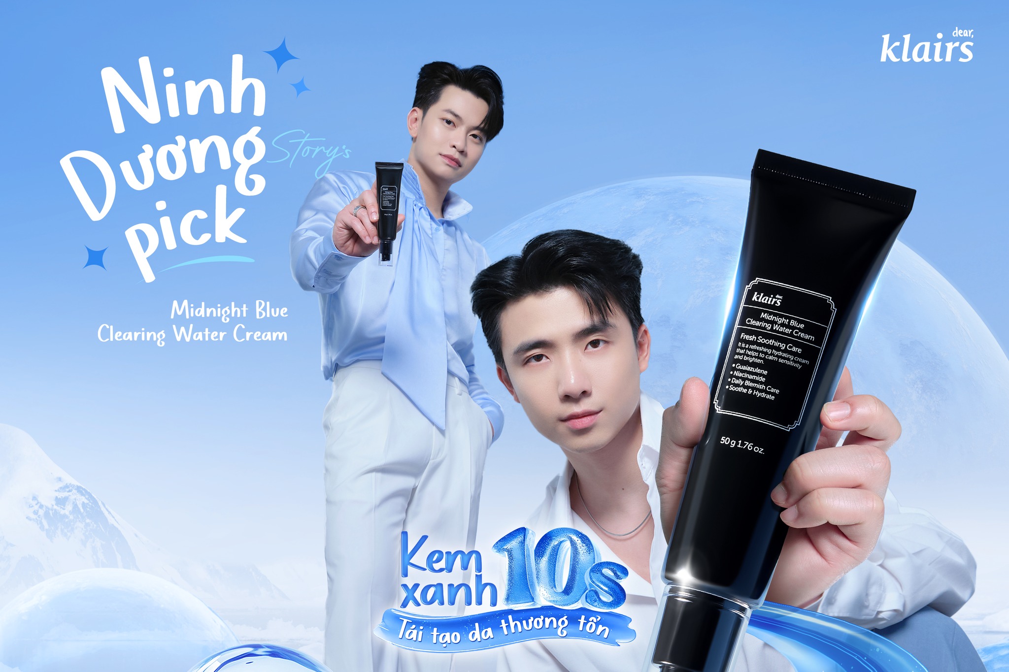 ninh dương story quảng cáo klairs