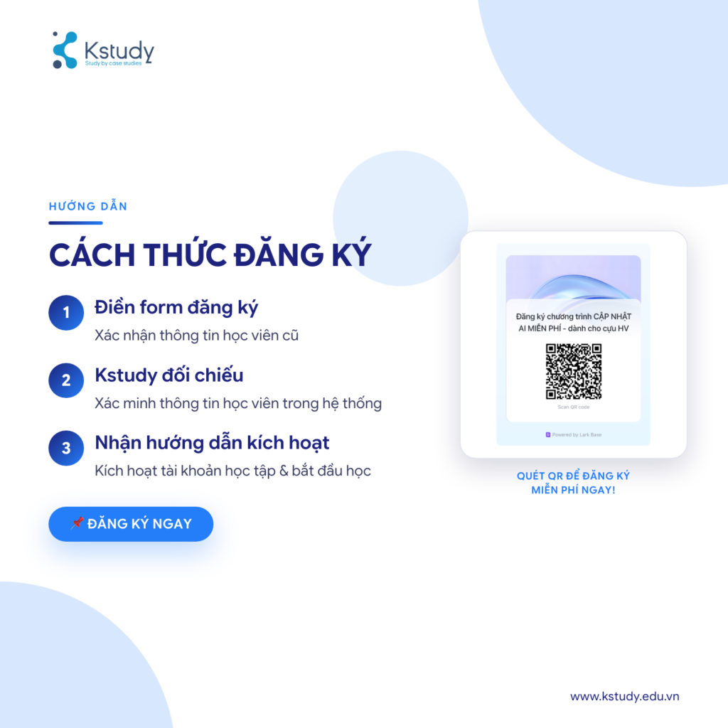 Cách thức đăng ký khoá AI Marketing